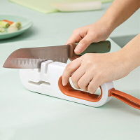 日式家用菜刀磨刀石廚房神器定角快速剪刀磨刀器多功能廚房小工具