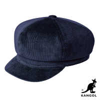 KANGOL-CORD燈芯絨報童帽-深藍色