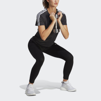 Adidas TR-ES 3S T [IC5039] 女 短袖 上衣 亞洲版 運動 訓練 健身 重訓 吸濕排汗 深灰