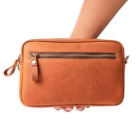 Tas Selempang & Clucth Kulit Sapi Asli - Tas Tangan Original Waterproof | Sling Bag Pria Anti Air | 