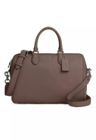 COACH Rowan Large Satchel Bag Dark Stone CV960