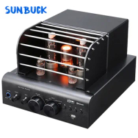 Sunbuck USB lossless bluetooth hifi WY2P 6P13P 6N1 Tube Amplifier 100W+100W 2.0 channel 5200 1943 Digital Amplifier