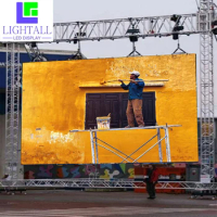 LED Screen P3.91 SMD1921 Outdoor 4x3m 24pcs 500x1000mm Panels 20pcs spare module Cabinet RGB led Panel For Video Wall Rental
