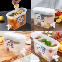￼(COD) DISPENSER KULKAS 3.5-4 LITER GALON WATER / DISPENSER JUS JUICE AIR MINUM DENGAN KRAN SERBAGUN
