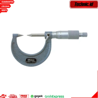 Mitutoyo Alat Ukur Mikrometer Point 25/0,01 Mm 112-153 Perkakas Pertukangan