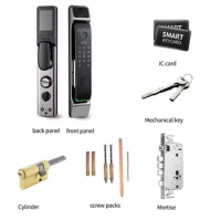 TOPTEQ KDS2 3D Face Recognition Smart Door Lock Password Smart DoorLock Fingerprint Digital Door Lock Tuya WIFI Smart Lock