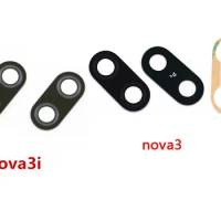 50pcs/lot For Huawei Nova 3 Back Camera Glass Lens Cover Part with 3M Adhesive Sticker For Huawei Nova 3i / P Smart Plus