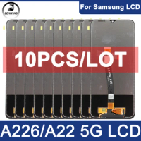 10Pcs/Lot Wholesale LCD For Samsung Galaxy A226 A22 5G LCD Display Touch Screen Digitizer For Samsung A22 A226B A226B/DS Display