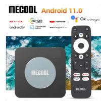20PCS Mecool KM2 Plus Smart TV Box 4K Amlogic S905X4 Android 11 2GB 16GB Dual WiFi Prime BT05 Video vs KM7 PLUS