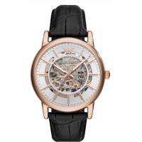 EMPORIO ARMANI 亞曼尼 官方授權 鏤空機械腕男錶(AR60007)43mm