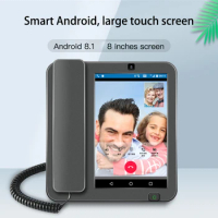 Smart Android10 PSTN/4G/LAN 2G+16G Wireless Phone with RJ11/RJ45 Videophone Glob Universal Elderly WIFI Mobile Phone