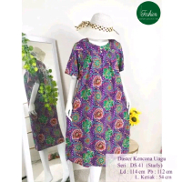 Fashion Daster Sikak Batik Kencana Ungu Model Ds 41 Kub Label Biru