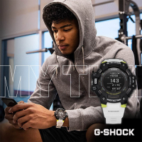 CASIO 卡西歐 G-SHOCK 心率偵測 x GPS定位 智能手錶 送禮推薦-55mm GBD-H1000-1A7