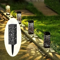 LED Solar Lawn Lights Outdoor Solar Garden Decoration Lamp Waterproof For Yard Landscape Patio Walkway Pathway Lighting