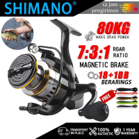 【Garansi 20 Tahun】Reel-Pancing-HE7000-15Kg-Laut-Tarikan-Pancing-Metal-Gulungan-Pancing-Gulungan Panc