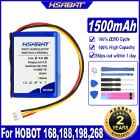 HSABAT HB16815 1500mAh Vacuum Battery for HOBOT 168,188,198,268,288 Batteries