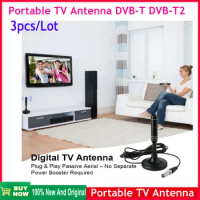 Latest Portable TV Antenna for DVB-T DVB-T2 Digital Indoor TV Antenna