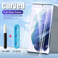3D Curved Glass Full Glue UV Tempered Glass For Vivo V29 V27 V25 V23 Pro V27 Pro Screen Protector For Vivo V29 Lite 5G V29E
