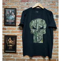 เสื้อยืดมือสอง ลายคอมมิค(Comic) The punisher ขนาดไซส์L คําแนะนําผลิตภัณฑ์ใหม่ของเดือนนี้