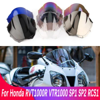 Windscreen Motorcycle Windshield Wind Shield Screen Protector Parts For Honda RVT1000R VTR1000 SP1 SP2 RC51 2000-2006