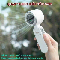 quạt cầm tay N607- 3in1 nhỏ nhưng có võ , pin sạc tiết kiệm