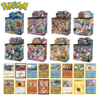 324Pcs/Box Pokemon Cards English Darkness Ablaze Vivid Voltage Vmax GX Series Booster Box Collection Trading Card Game Toys