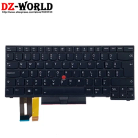 New Original HU Hungary Backlit Keyboard for Lenovo Thinkpad E480 E490 T480S L480 T490 T495 L380 L390 Yoga L490 P43s Laptop