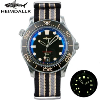 HEIMDALLR Titanium Mester NTTD Diving Watch 200M Water Resistant NH35A Automatic Mechanical Sapphire Luminous Dial Wistwatch