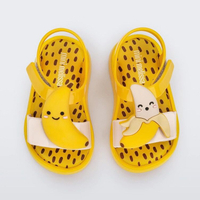 2024 รองเท้าแตะเด็กใหม่ Melissa ผลไม้กล้วยส้มเด็กรองเท้าเจลลี่พื้นนิ่มเด็กหญิงรองเท้าชายหาด ~