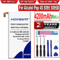 HSABAT 4200mAh TLp029B1 Battery for Alcatel Pop 4S 5095 5095B 5095I 5095K 5095L 5095Y For TCL 550