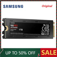 SAMSUNG Original SSD 980 PRO With Heatsink NVMe M.2 1tb 2TB SSD PCIe 4.0 M.2 2280 Internal Solid State Drive for Desktop Laptop