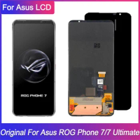 Original For Asus ROG Phone 7 LCD Display Screen Display Touch Panel Digitizer Replacement For ASUS ROG 7 Ultimate Display