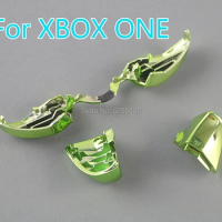50sets Chrome LT RT RB LB Bumper Buttons For Xbox One Elite Limited edition Controller LB RB Bumpers LT RT Button For XBOX One