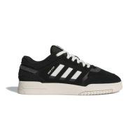【adidas 愛迪達】DROP STEP LOW 休閒鞋 男鞋 白 黑 麂皮 復古(IF7208)