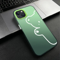 เคส iPhone 13 กึ่งโปร่งใส บางเฉียบ ฝ้า เคสโทรศัพท์ เคส
