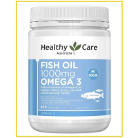 HEALTHY CARE 深海魚油軟膠囊400粒 FISH OIL 1000MG OMEGA 3 NO ODOUR 400 CAPSULES
