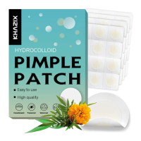 24pcs Salicylic Acid  Edge Pressing Acne Patch  Skincare Rapid Absorption  Acne Cover Patch  Circle 