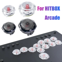 Crystal Buckle Buttons Cap For Hitbox Arcade Controller Mechanical Keycap Ultra-slim Low Profile Buckle Button for Hitbox Arcade