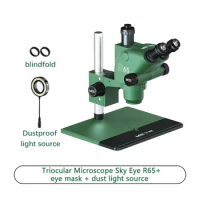 MAANT R65 Triocular Stereo Microsope for Mobile Phone Component Circuit Maintenance 6.5-65X Times Zo