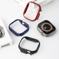 Case For Apple Watch Series Ultra 2 9 8 7/SE/6/5/4/3/2/1 PC Protective Watch Cover For Iwtach Ultra 49mm 45mm 44mm 41mm 40mm