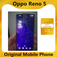 In Stock Oppo Reno 5 5G Cell Phone Snapdragon 765G Screen Fingerprint 6.44" 90HZ 64.0MP 65W Charger 12GB RAM 256GB ROM Dual Sim