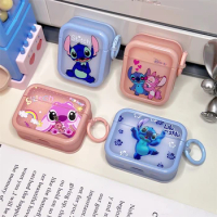 Cute Cartoon Disney Lilo &amp; Stitch Earphone Case For Airpods 3 2 1 Pro 2021 Wireless Bluetooth Headset Protective Soft TPU Cover