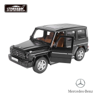KIDMATE 1:32聲光合金車 Mercedes-Benz G350d黑(正版授權 迴力車模型玩具車 賓士G-Class G-Car)