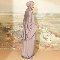 Lozy Hijab - Medina Prayer Set New Series (Mukena Polos Bahan Satin Silk Ringan Adem) Frappuccino