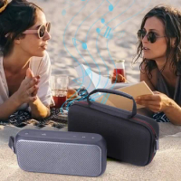 EVA Hard Carrying Case Shockproof Protective Travel Case Anti-Drop Splashproof with Mesh Pocket for Anker SoundCore Motion 300