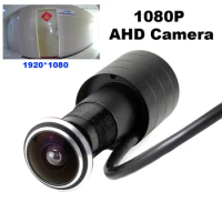 1920 * 1080P AHD Mini Peephole Fisheye Camera for door view 2MP AHD signal Mini Camera for AHD system