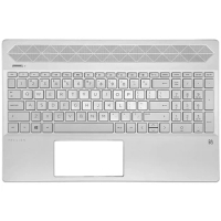 Original New Laptop Case For HP Pavilion 15-CU TPN-Q209 Palmrest Upper Case C Cover Shell With US Backlit Keyboard