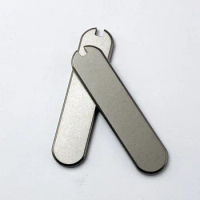 1Set Patches Titanium Alloy Chip Modified TC4 Handle Patches DIY Knife Handle Material Making For 58mm Victorinox Swiss Army New