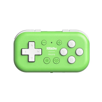 【8Bitdo】八位堂 Switch 副廠 Micro 便攜式多功能藍芽手把(檸檬綠)
