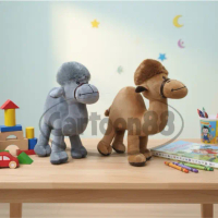 Boneka Unta Gurun Pasir - Boneka Animal Unta Coklat Grey Boneka Cowok arab
